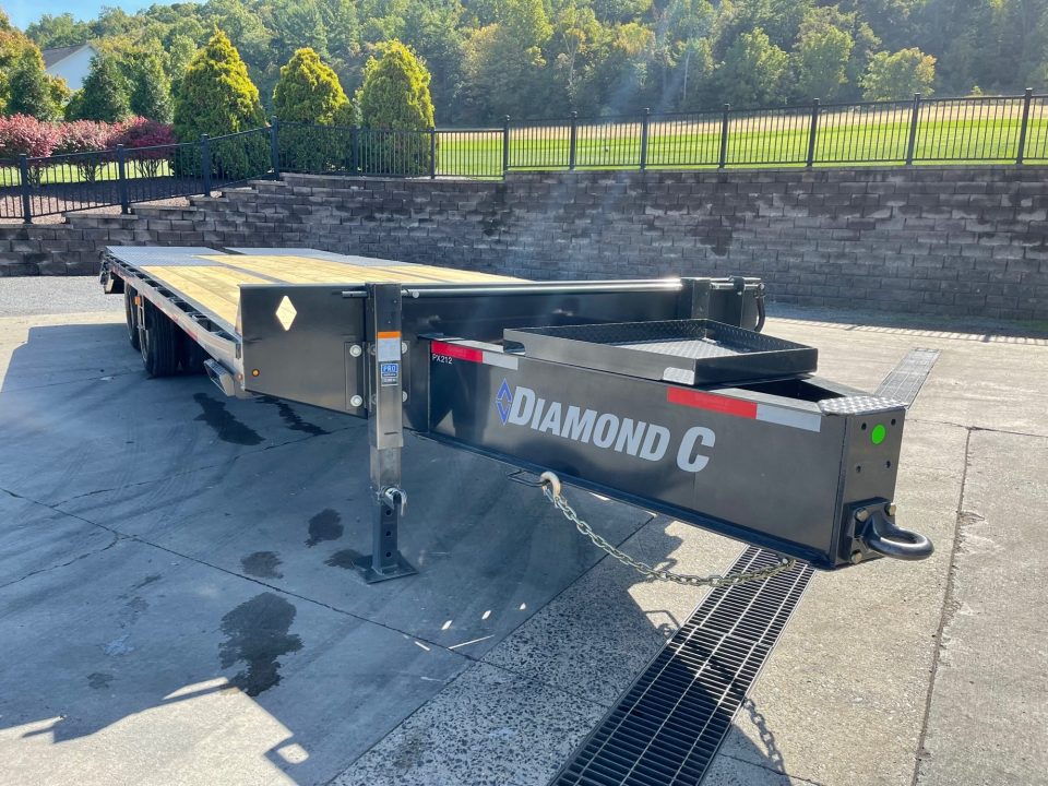 New 2025 Diamond C Trailers PX212 Pintle Hitch w/ Duals 25' Equipment Trailer