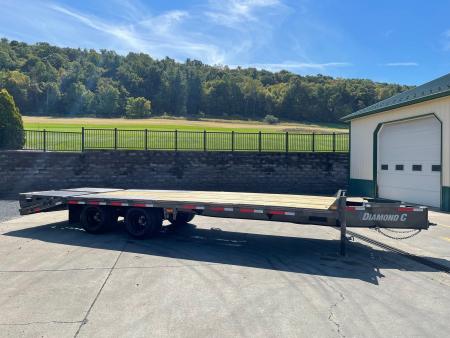 New 2025 Diamond C Trailers PX212 Pintle Hitch w/ Duals 25' Equipment Trailer