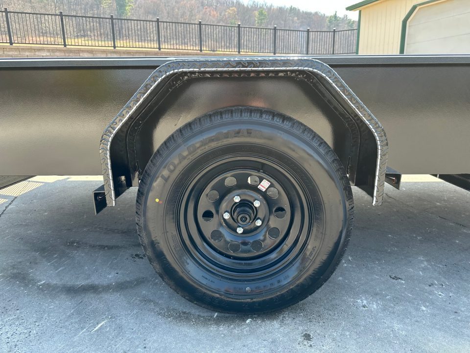 New Greenfield Trailers 12' Single Axle Utility - Solid Steel Sides