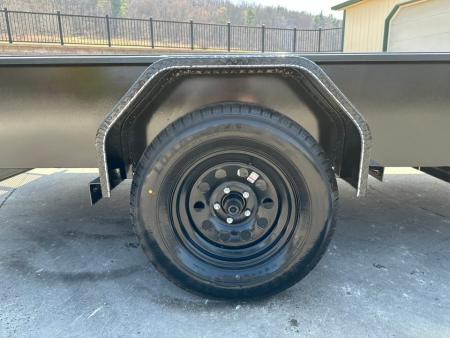 New Greenfield Trailers 12' Single Axle Utility - Solid Steel Sides