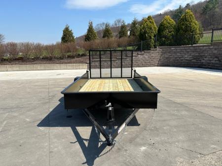 New Greenfield Trailers 12' Single Axle Utility - Solid Steel Sides