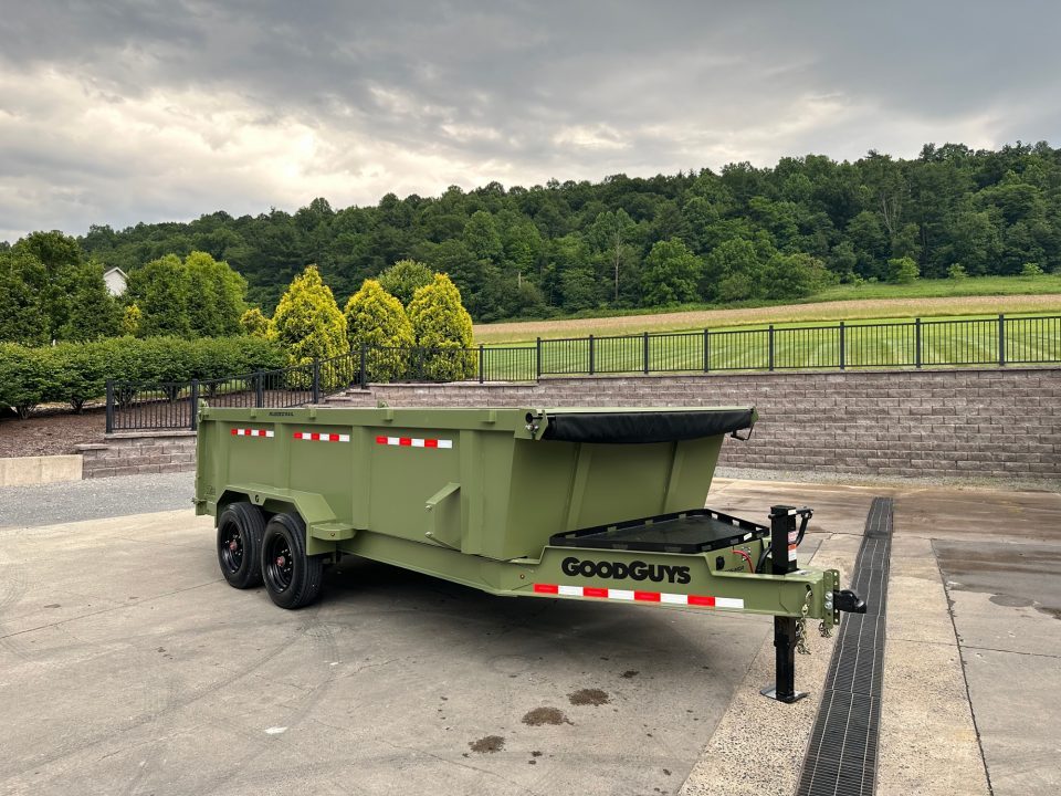 New Goodguys 16' DL7 Dump Trailer - 8,000 lb. Axles - 36" Tall Sides