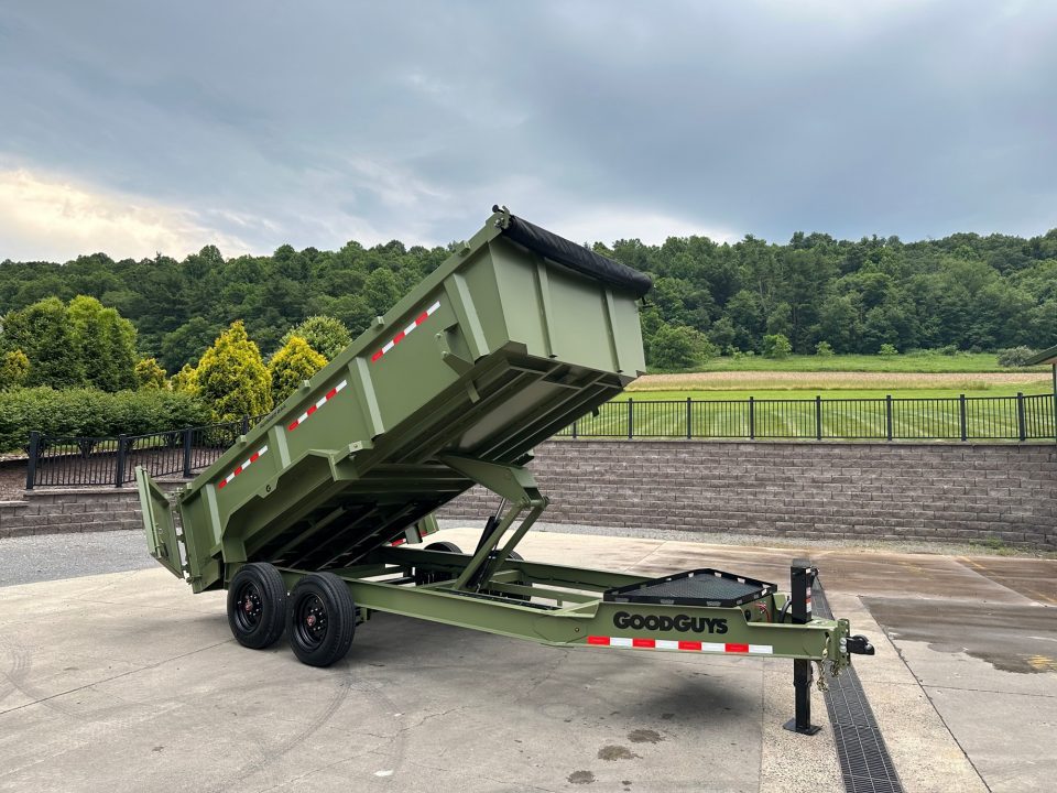 New Goodguys 16' DL7 Dump Trailer - 8,000 lb. Axles - 36" Tall Sides