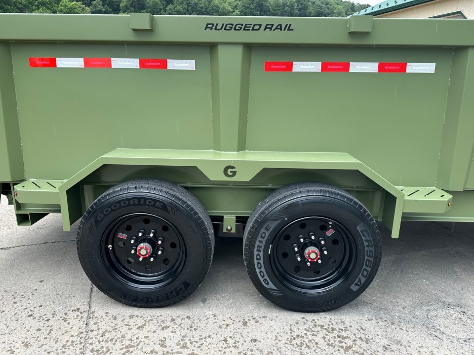 New Goodguys 16' DL7 Dump Trailer - 8,000 lb. Axles - 36" Tall Sides