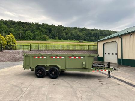 New Goodguys 16' DL7 Dump Trailer - 8,000 lb. Axles - 36" Tall Sides