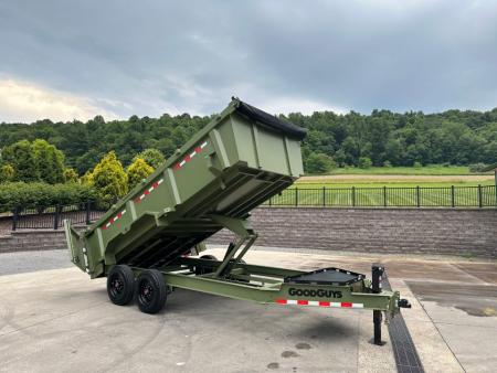 New Goodguys 16' DL7 Dump Trailer - 8,000 lb. Axles - 36  Tall Sides