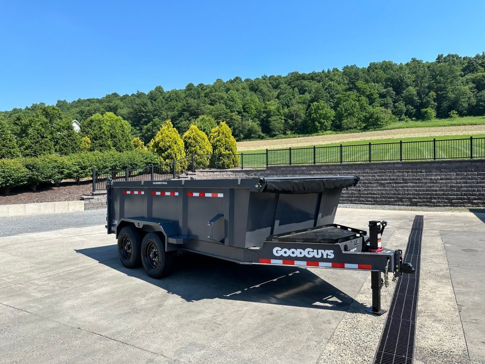 New Goodguys 14' DL7 Dump Trailer - 8,000 lb. Axles - 36" Tall Sides