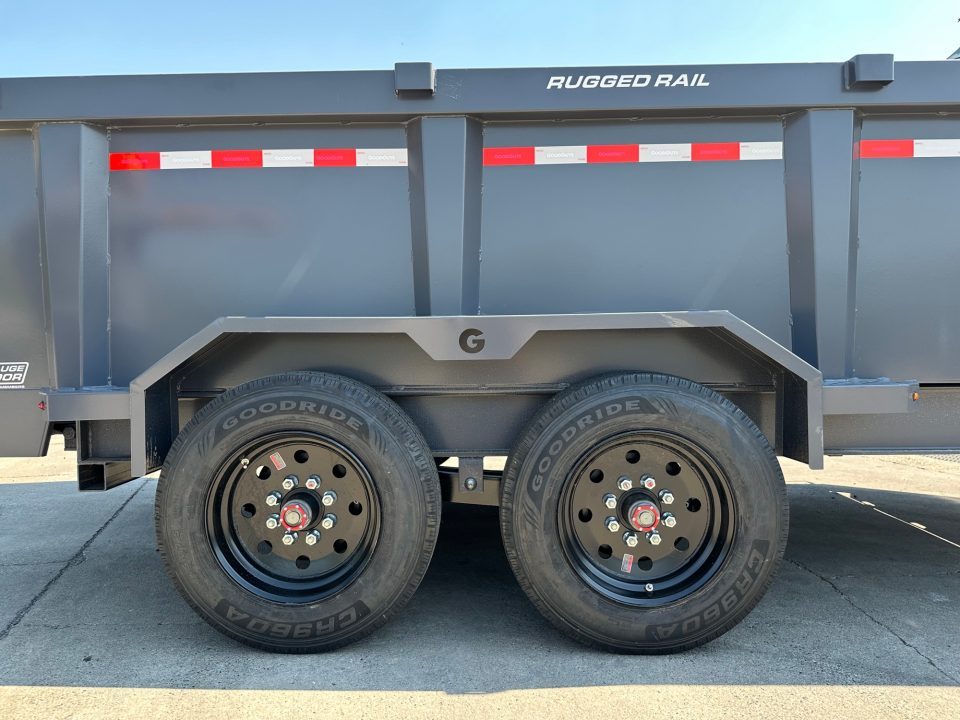 New Goodguys 14' DL7 Dump Trailer - 8,000 lb. Axles - 36" Tall Sides