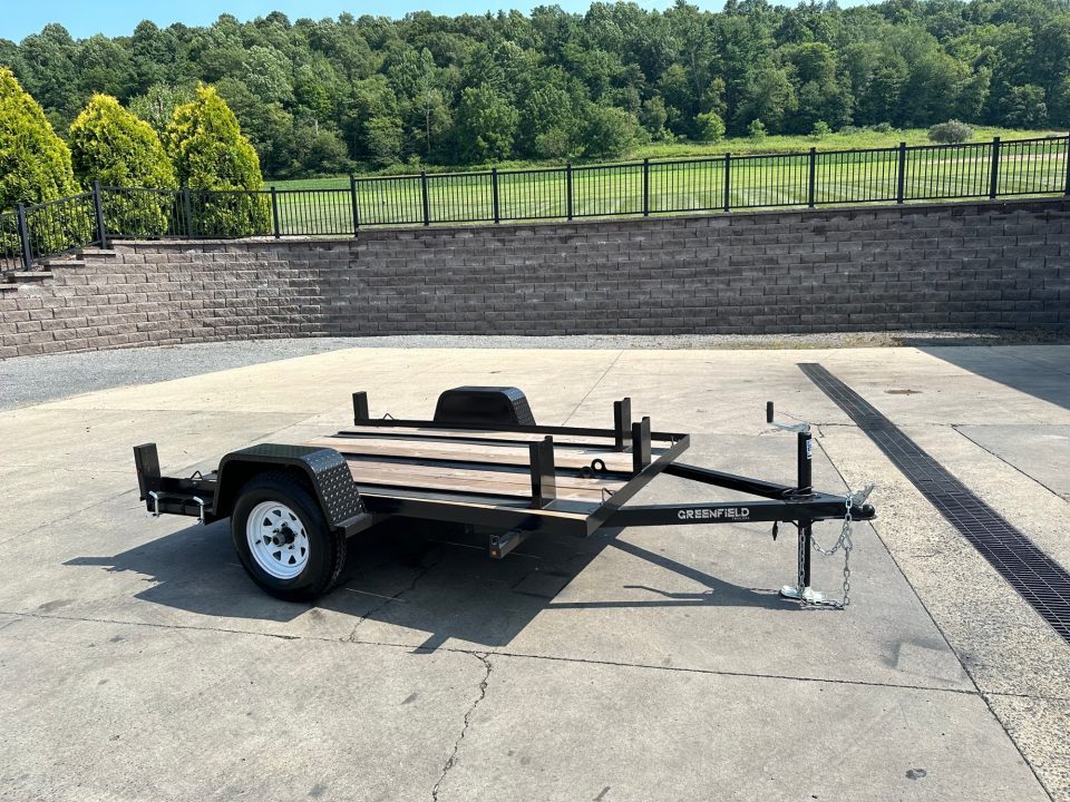 New Greenfield Trailers 8' Motorcycle Trailer - 2 Place