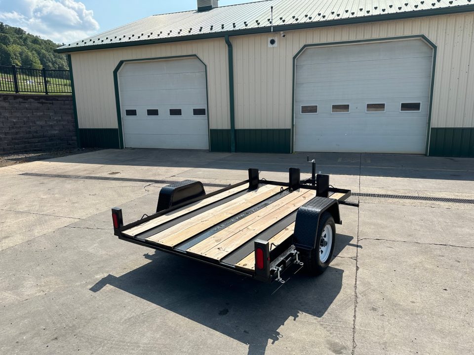 New Greenfield Trailers 8' Motorcycle Trailer - 2 Place