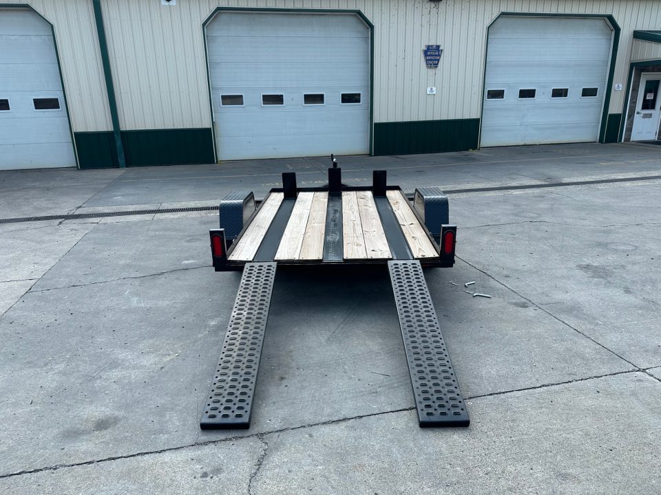 New Greenfield Trailers 8' Motorcycle Trailer - 2 Place