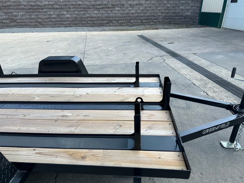 New Greenfield Trailers 8' Motorcycle Trailer - 2 Place