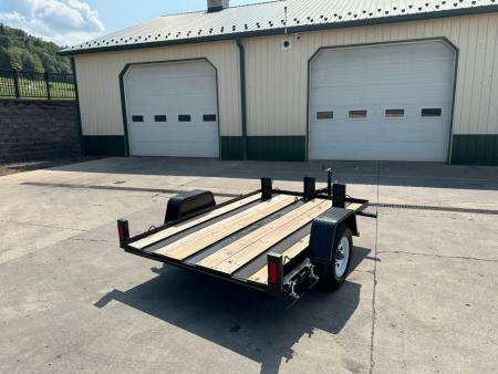 New Greenfield Trailers 8' Motorcycle Trailer - 2 Place