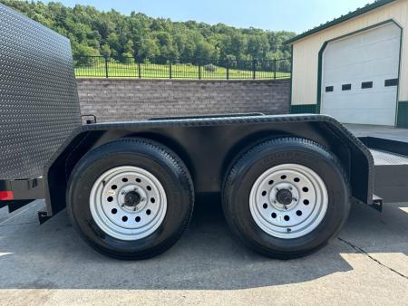 New Greenfield Trailers 10' Scissor Lift - Diamond Plate Floor