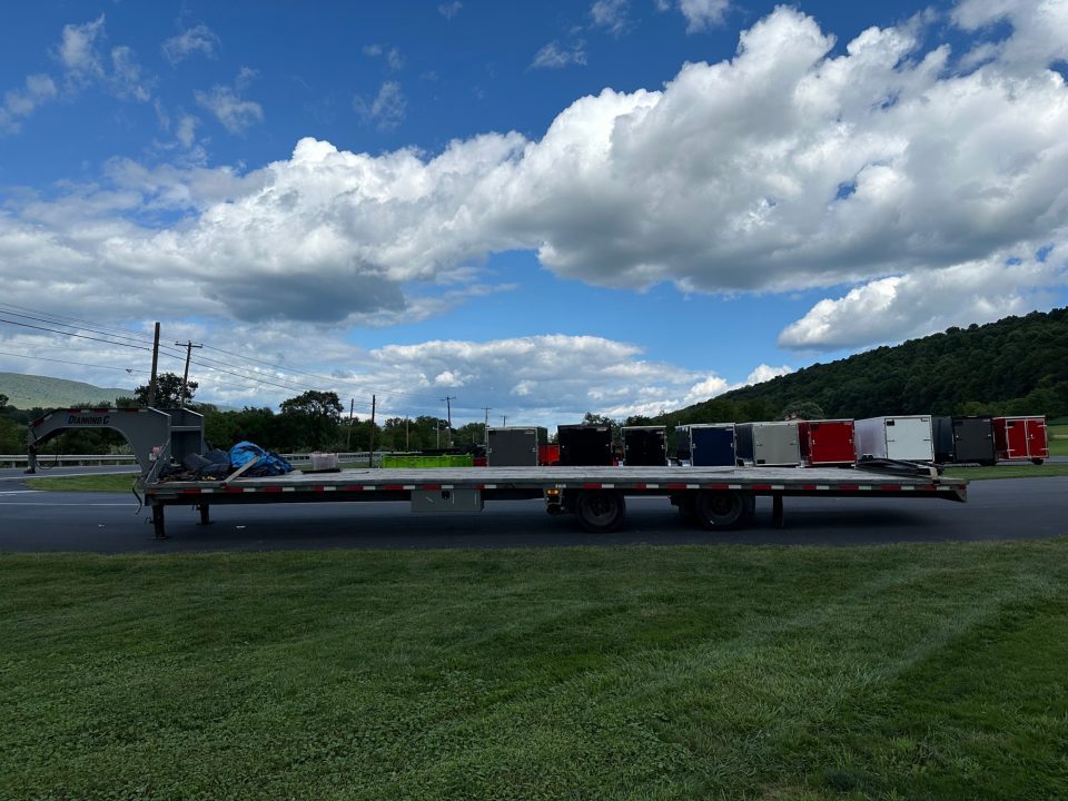 Used 2020 Diamond C FMAX 40' Straight Deck Gooseneck - Air Ride Suspension