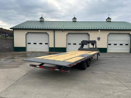 New 2026 Diamond C 24' DET207 Gooseneck Power Tiltdeck