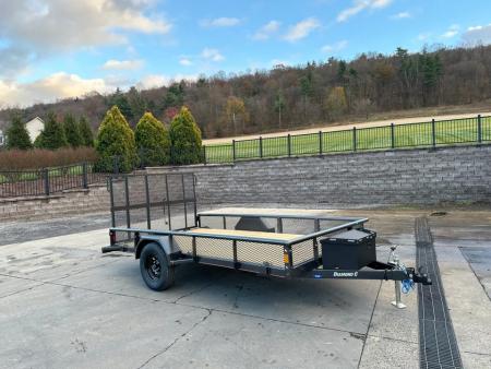 New Diamond C 12' Premium Single Axle Utility (PSA) - Mesh Sides