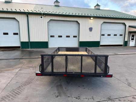 New Diamond C 12' Premium Single Axle Utility (PSA) - Mesh Sides