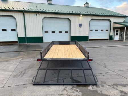 New Diamond C 12' Premium Single Axle Utility (PSA) - Mesh Sides