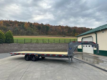 New 2026 Diamond C 24' DET207 Gooseneck Power Tiltdeck