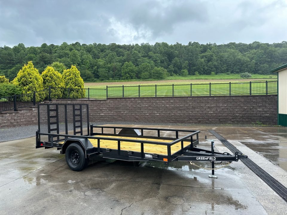 New Greenfield Trailers 14' HD Single Axle Utility - 6,000 lb. Axle
