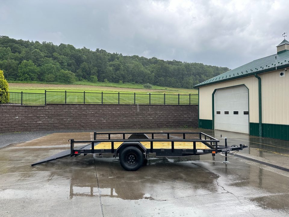 New Greenfield Trailers 14' HD Single Axle Utility - 6,000 lb. Axle