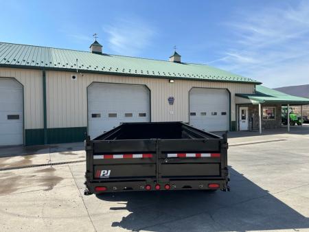 New PJ Trailers 14' Low-Pro Dump - 24" Sides (DL)