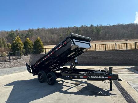 New PJ Trailers 14' Low-Pro Dump - 24  Sides (DL)