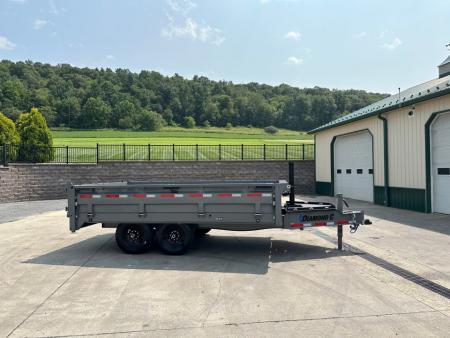 New Diamond C 14' DOD Deckover Dump - Fold Down Sides