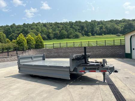 New Diamond C 14' DOD Deckover Dump - Fold Down Sides