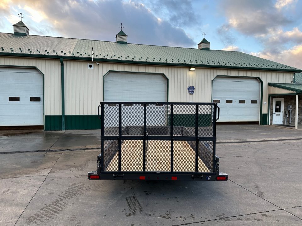 New Diamond C 12' Premium Single Axle Utility (PSA) - Mesh Sides