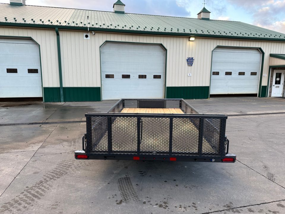 New Diamond C 12' Premium Single Axle Utility (PSA) - Mesh Sides