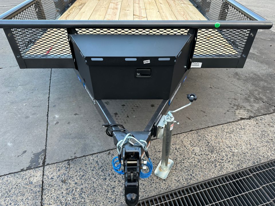 New Diamond C 12' Premium Single Axle Utility (PSA) - Mesh Sides