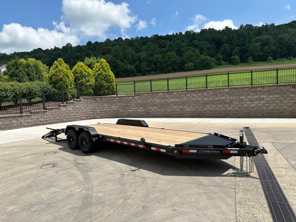 New Load Trail 20' I-Beam Equipment Trailer - Fold-up Ramps - 10K
