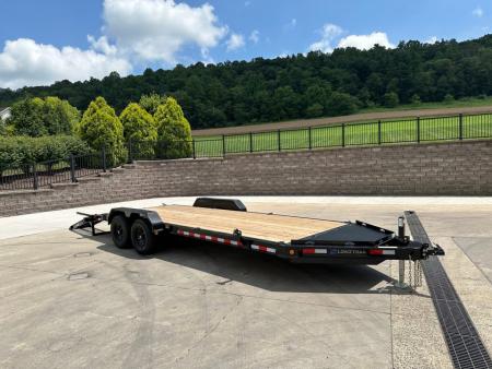 New Load Trail 20' I-Beam Equipment Trailer - Fold-up Ramps - 10K