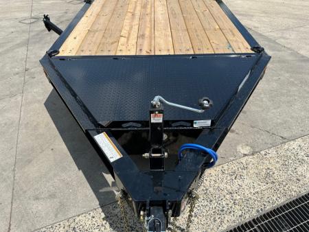 New Load Trail 20' I-Beam Equipment Trailer - Fold-up Ramps - 10K