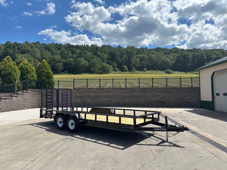 New Greenfield Trailers 20' HD Landscape - HD Split Gate - 10K