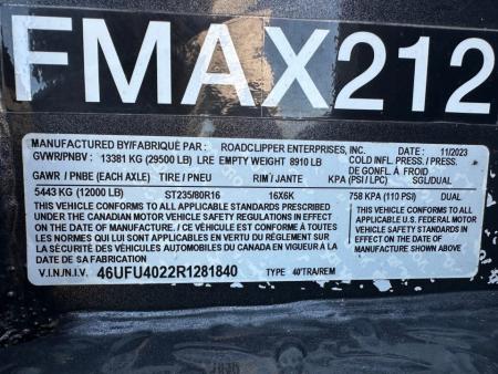 Used 2024 Diamond C 40' FMAX212 Gooseneck w/Max Ramps