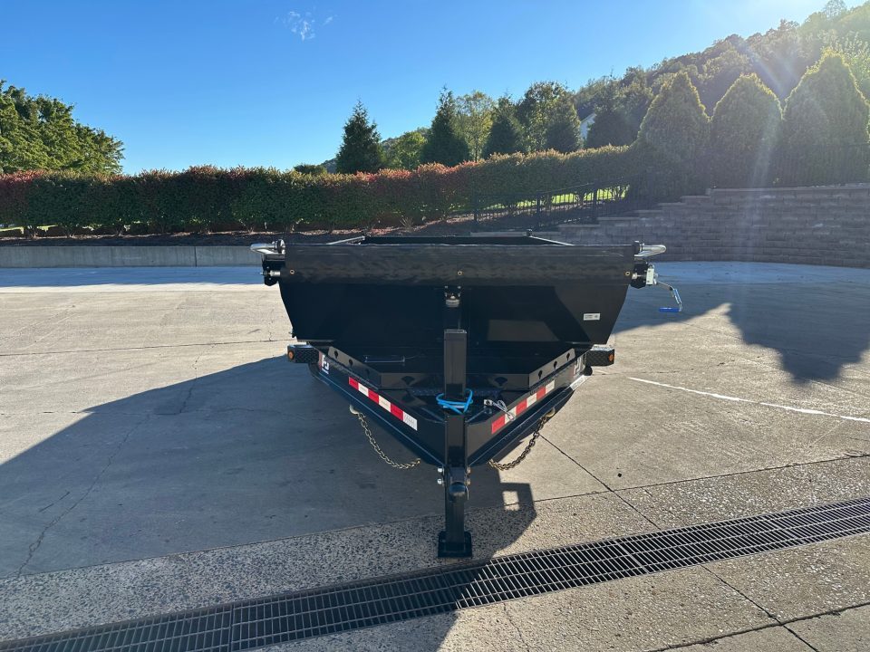 New PJ Trailers 14' Low-Pro Telescopic Dump (DT) - VOYAGER Package