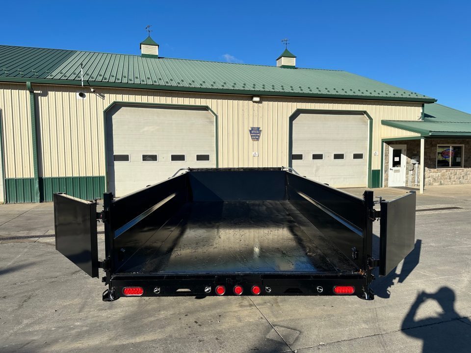 New PJ Trailers 14' Low-Pro Telescopic Dump (DT) - VOYAGER Package