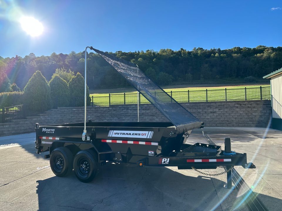 New PJ Trailers 14' Low-Pro Telescopic Dump (DT) - VOYAGER Package