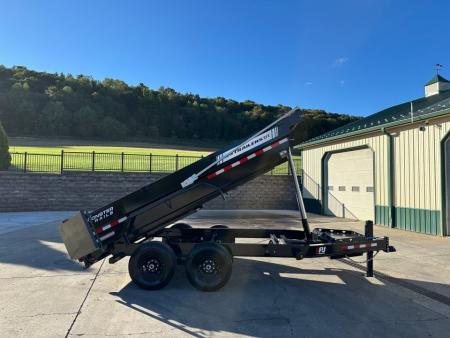 New PJ Trailers 14' Low-Pro Telescopic Dump (DT) - VOYAGER Package