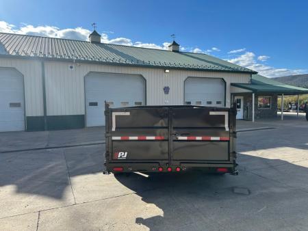 New PJ Trailers 16' DE HD Low-Pro Dump - 36" Sides - 10,000 lb. Axles