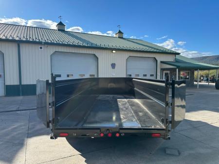 New PJ Trailers 16' DE HD Low-Pro Dump - 36" Sides - 10,000 lb. Axles