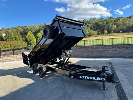 New PJ Trailers 16' DE HD Low-Pro Dump - 36  Sides - 10,000 lb. Axles