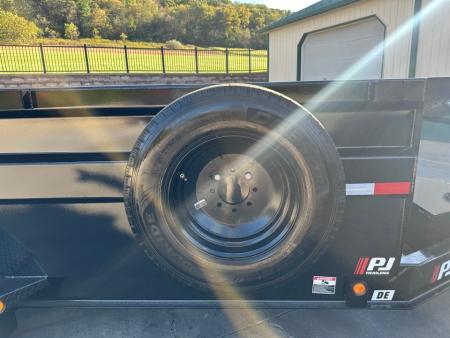 New PJ Trailers 16' DE HD Low-Pro Dump - 36" Sides - 10,000 lb. Axles