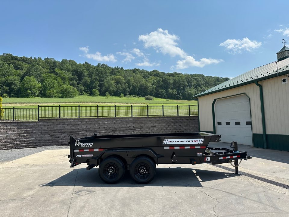 New PJ Trailers 14' Low-Pro Telescopic Dump (DT1)