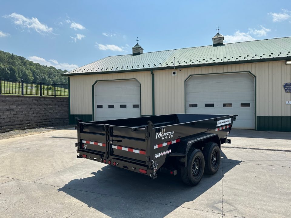 New PJ Trailers 14' Low-Pro Telescopic Dump (DT1)