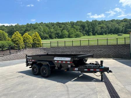 New PJ Trailers 14' Low-Pro Telescopic Dump (DT1)