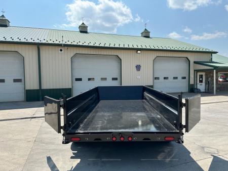 New PJ Trailers 14' Low-Pro Telescopic Dump (DT1)